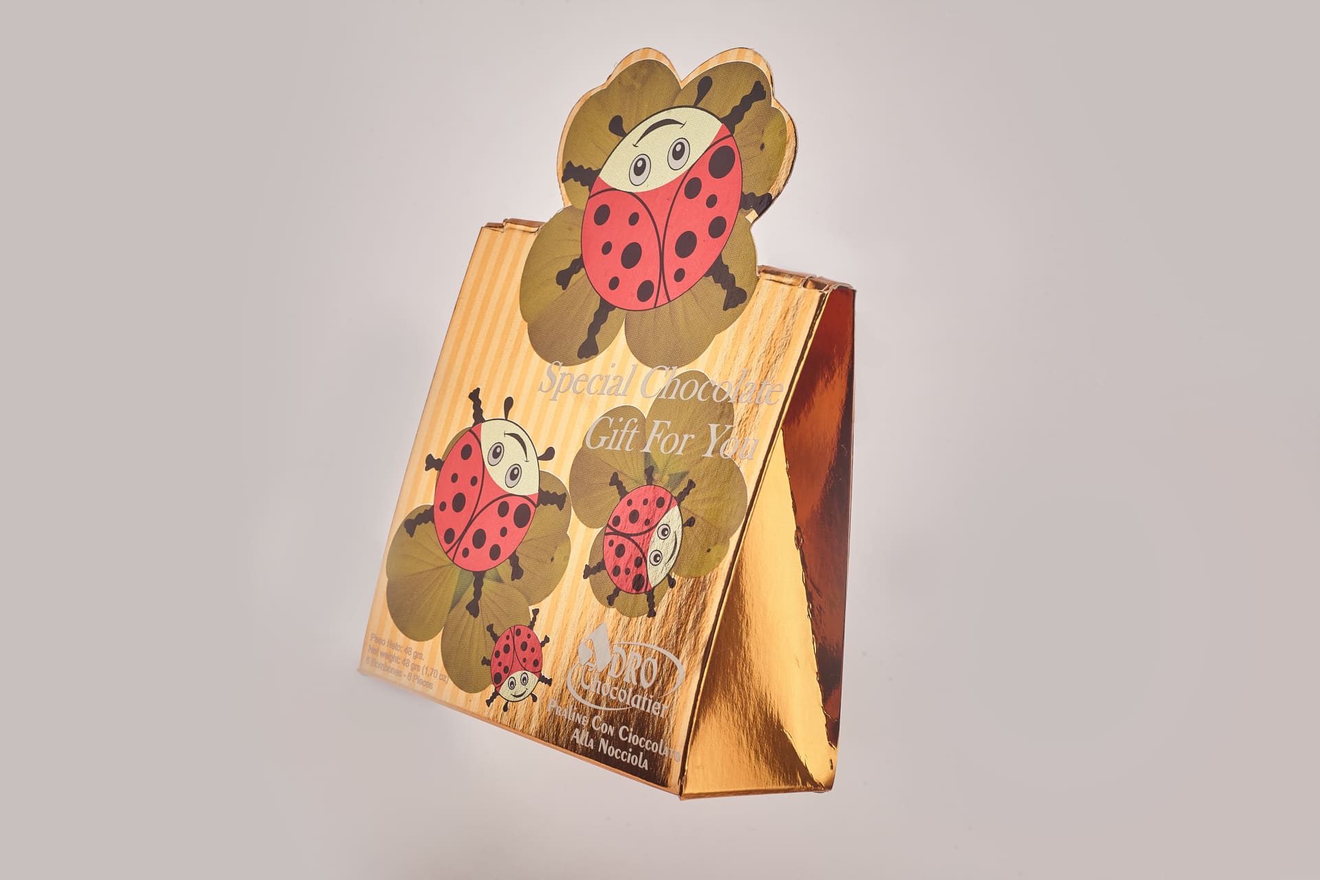 Empaque Triangular para Chocolates