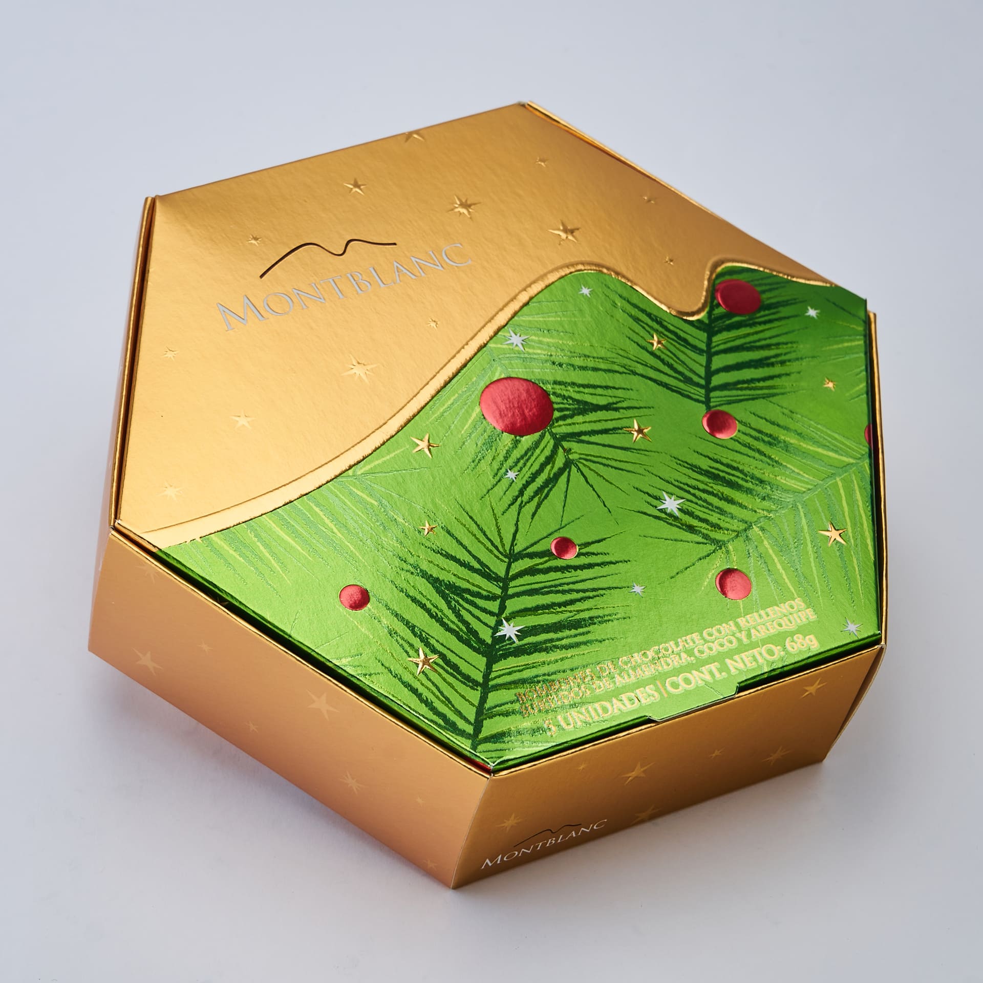 Estuche Hexagonal para Chocolates